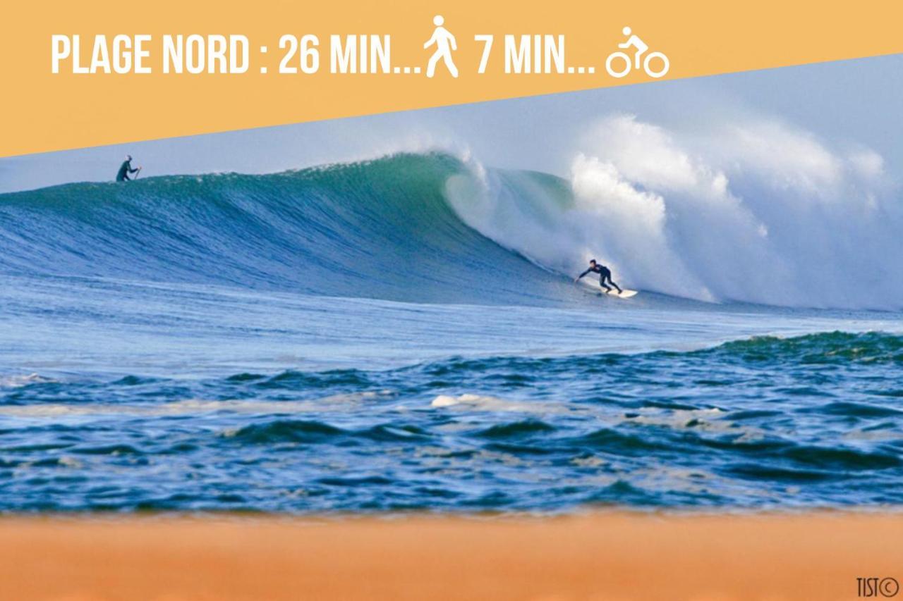 Hossegor - Plage 100M - Surf - Famille - Couple Soorts-Hossegor Bagian luar foto
